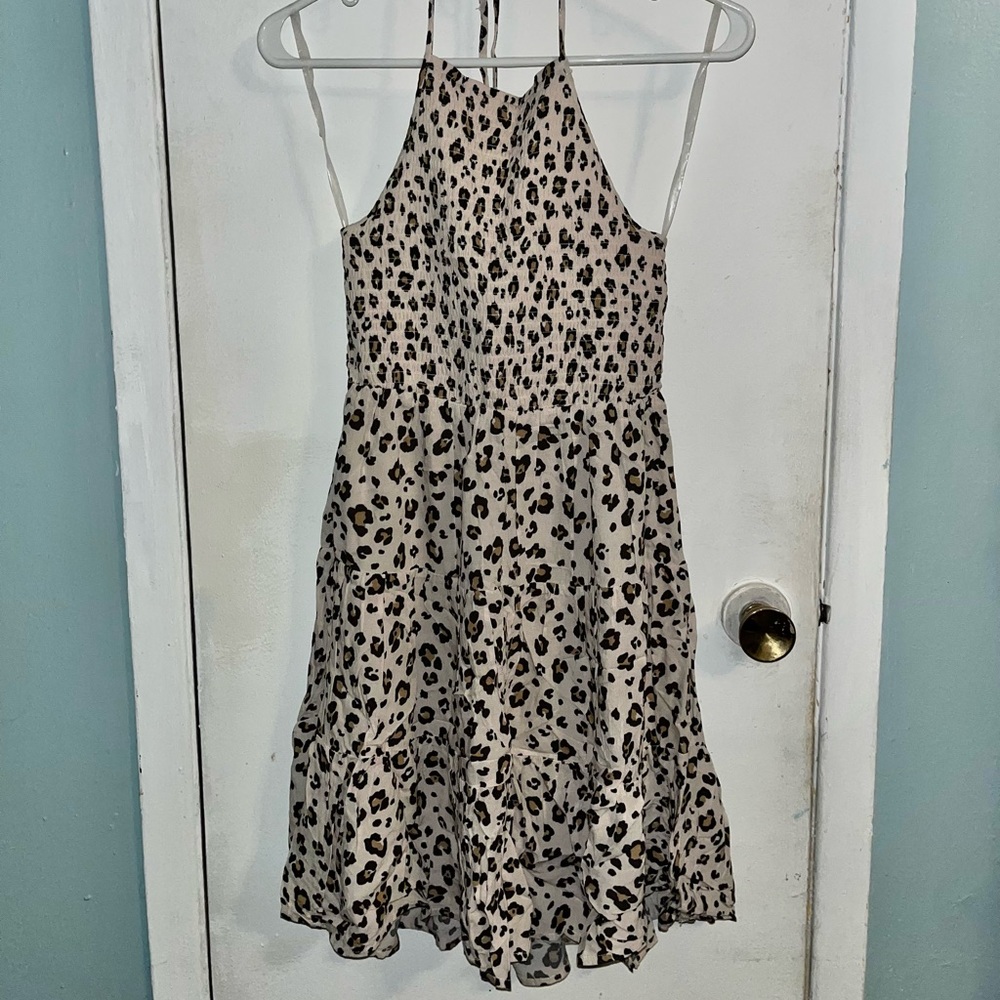 Cheetah print dress
